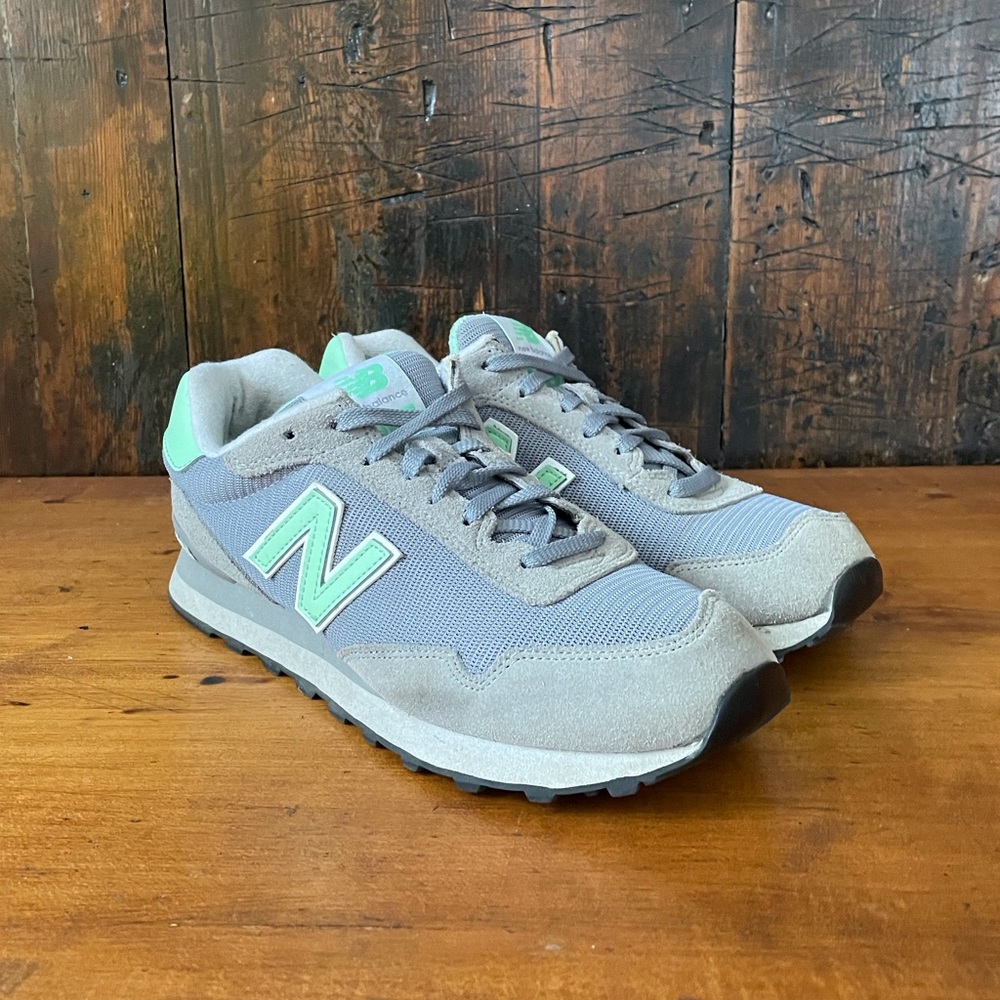 New Balance Gray and Mint Green Women's Athletic Sneakers